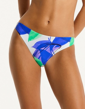 Sublime Regular Cheeky Bikini Pant - Cobalt adjustable swim bottoms women, flattering bikini bottoms