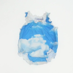 Submarine. Girls Blue | White 1-piece Swimsuit cute swimsuits for teen girls, modest teen swimwear