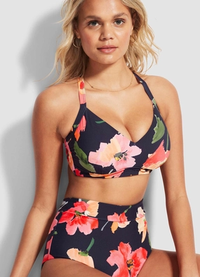 Summer Memoirs DD Cup Bralette  - Indigo two-piece bikinis for women, trendy bikinis for beachwear