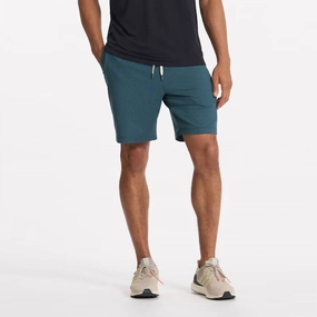 Sunday Performance Short In Beryl Heather mens full coverage swimwear, stylish mens swim trunks