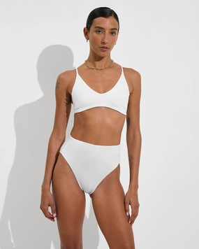 Sunday Top - Coconut sleek design swimwear for women, minimalist swim styles
