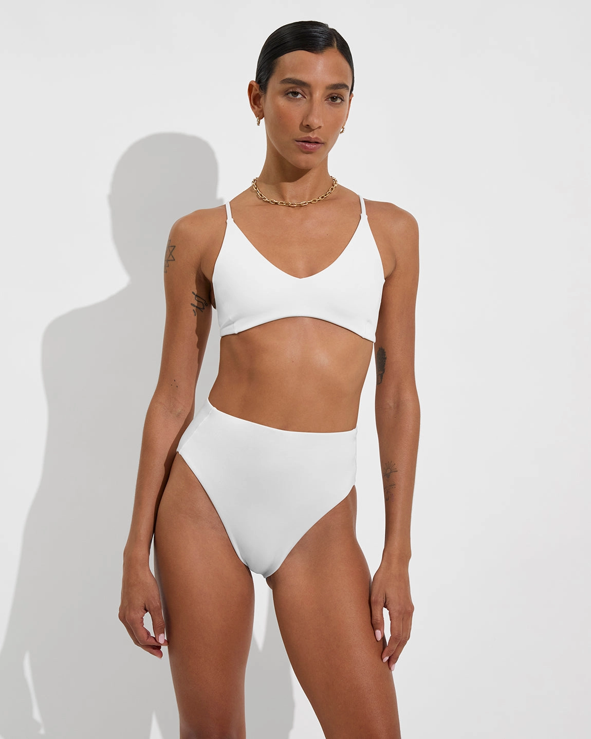 Sunday Top - Coconut sleek design swimwear for women, minimalist swim styles