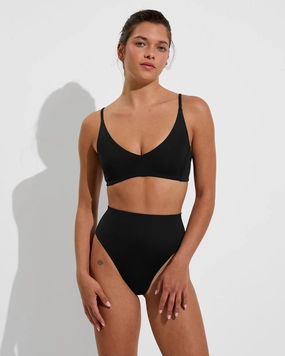 Sunday Top - Jet sleek design swimwear for women, minimalist swim styles