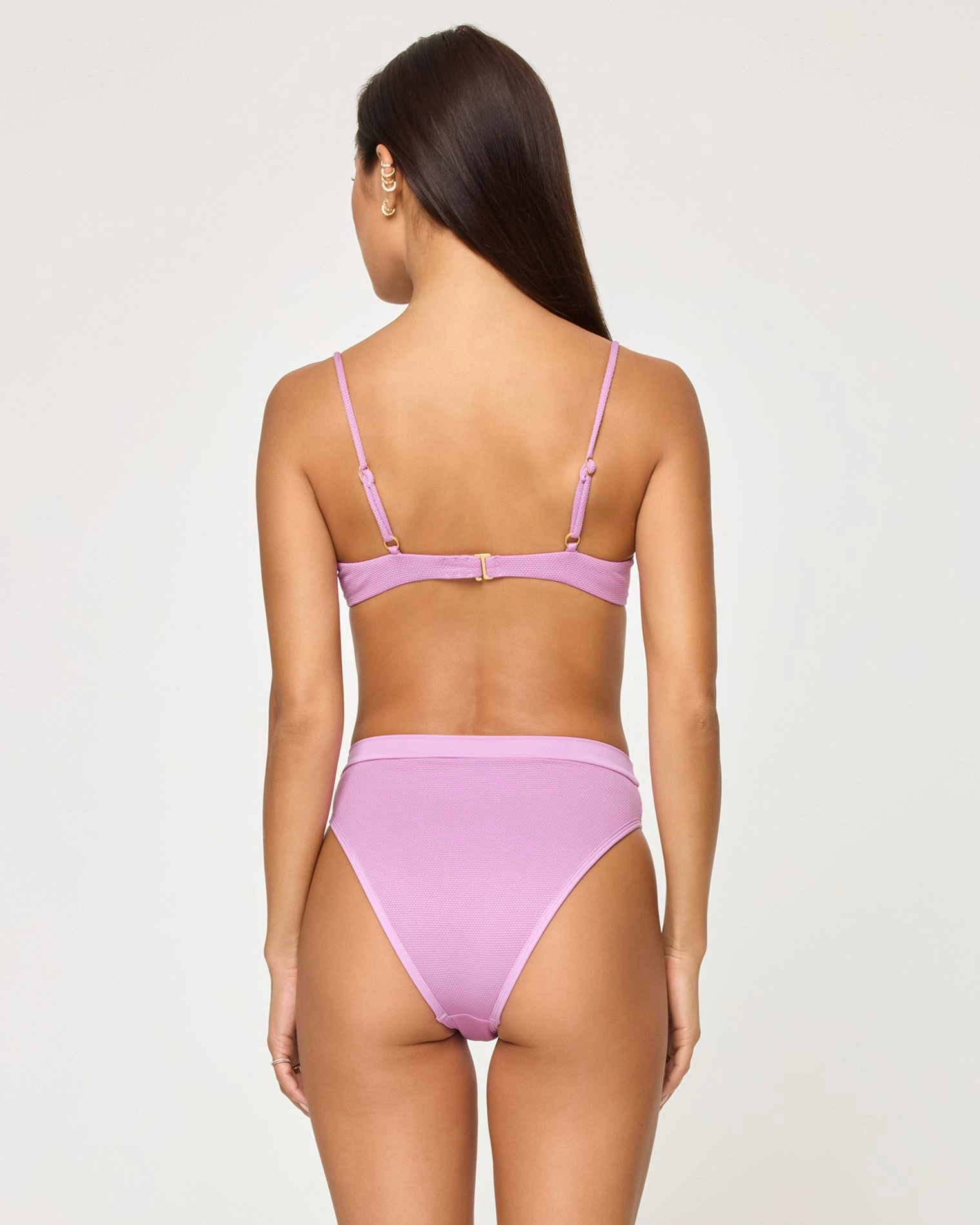 Sunrise Shell Bikini Top - Mauve