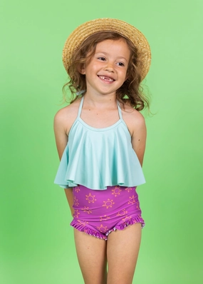 Suns | Mini All Ruffled Up Bottoms toddler girl swimwear, summer swimwear for girls