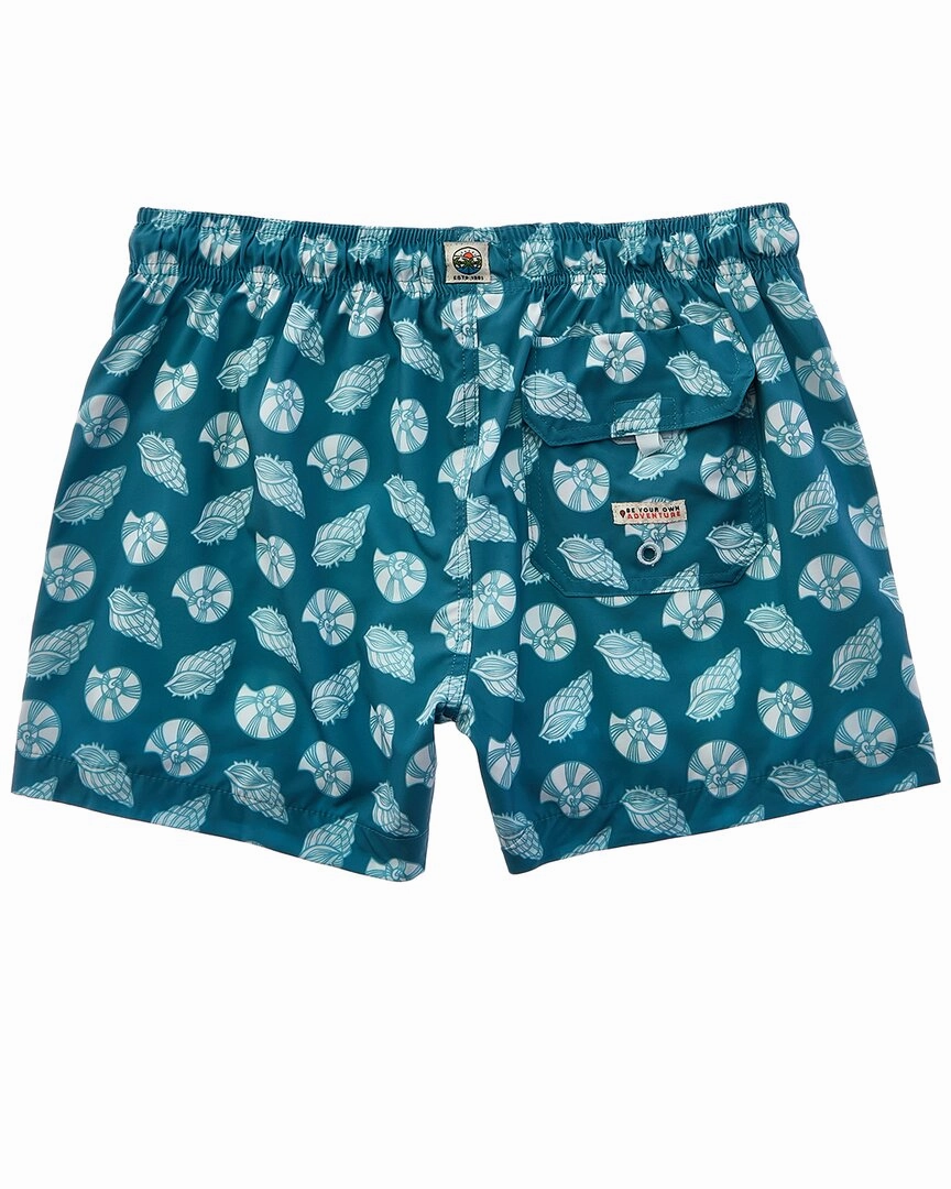 Sunset and Vine Microfiber Woven Printed Swim Trunk