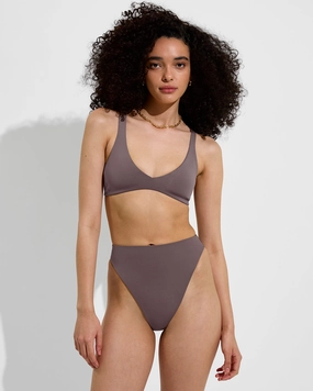 Super Hi Hi Bottom - Stormy lightweight women's swimwear, chic swim outfits for beach