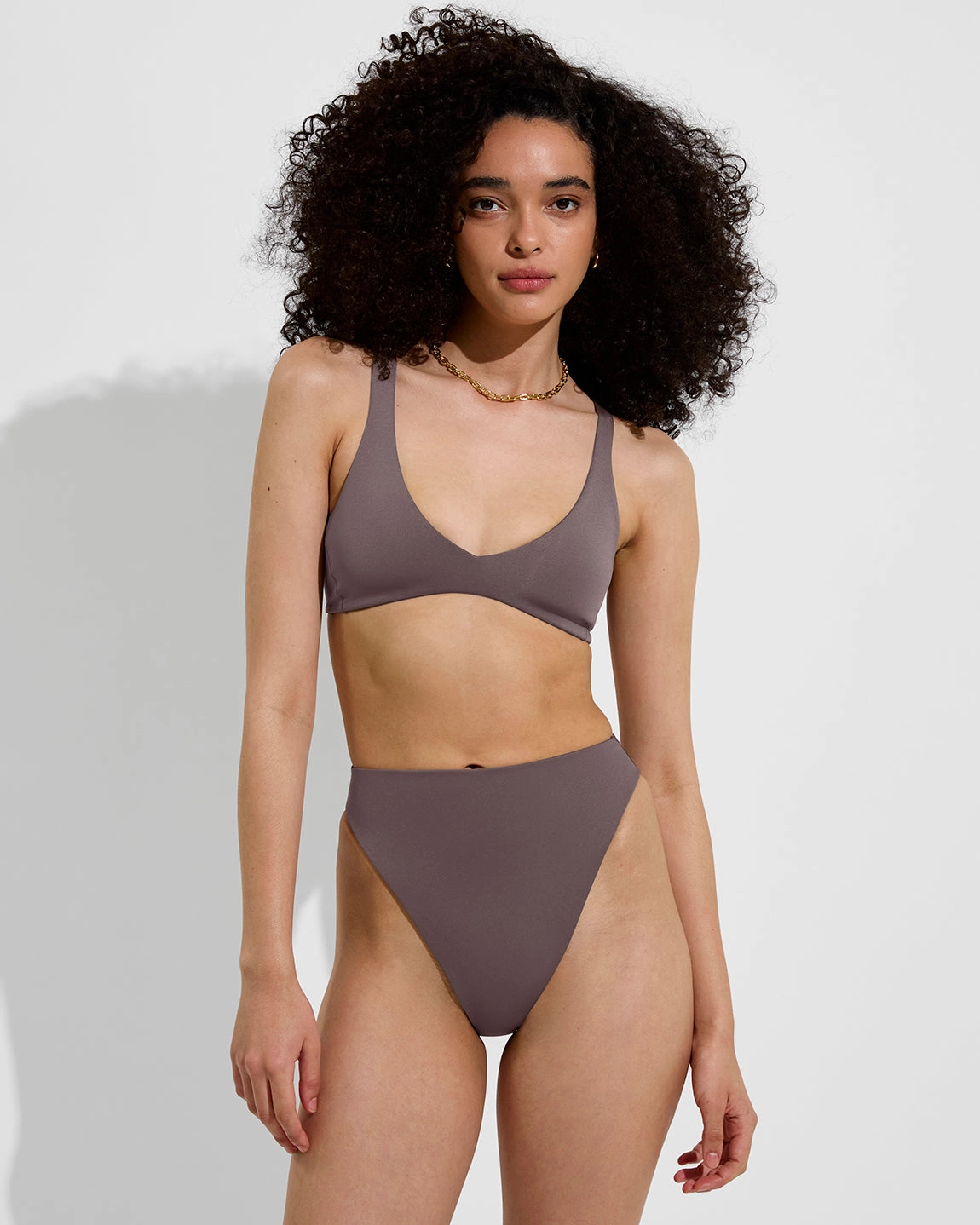Super Hi Hi Bottom - Stormy lightweight women's swimwear, chic swim outfits for beach