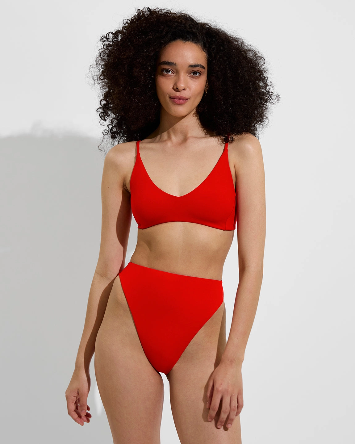 Super Hi Hi Bottom - Sweet Chili Heat lightweight women's swimwear, chic swim outfits for beach