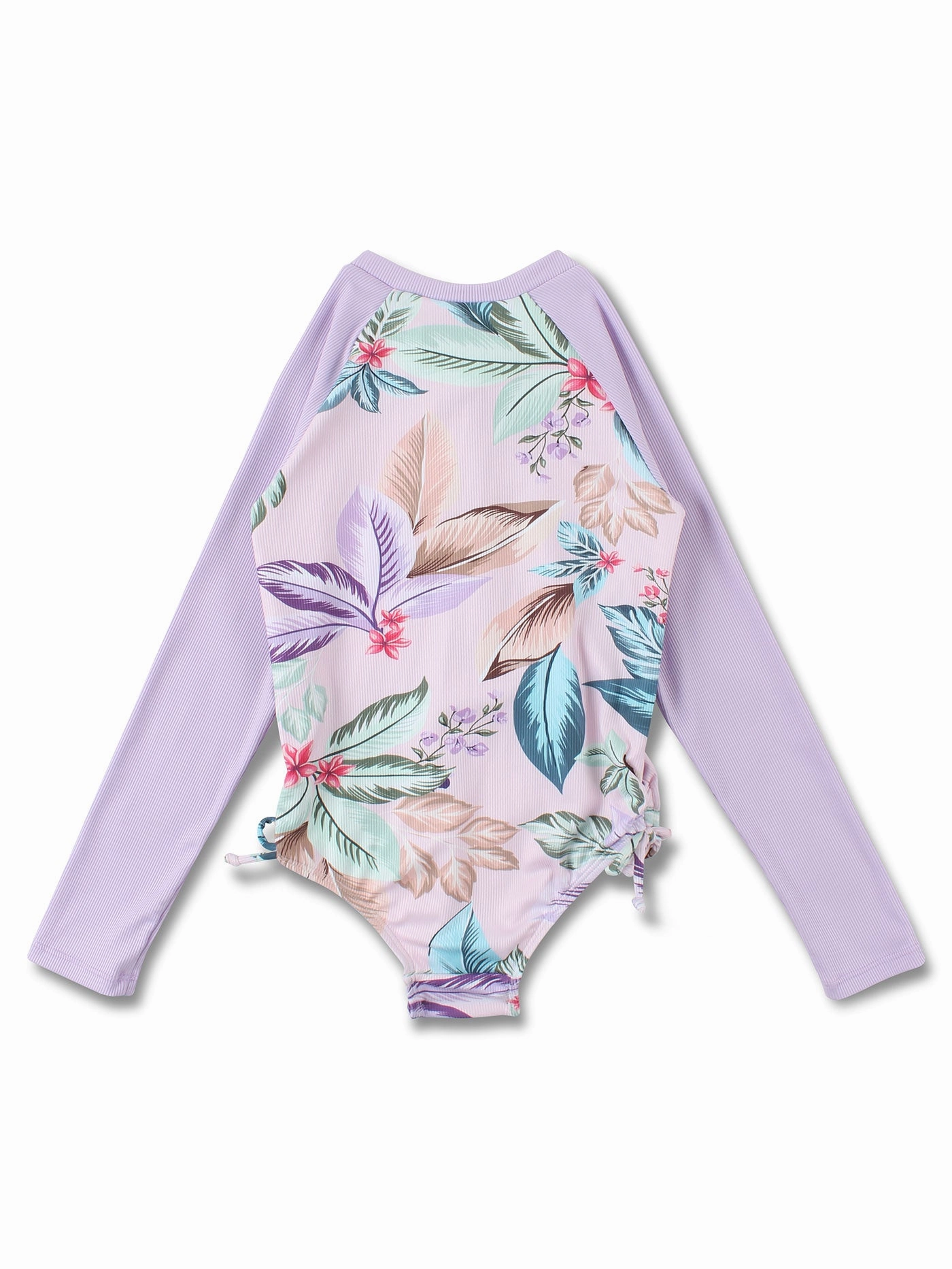 Surf Vibe One Piece Long Sleeve Rashguard (Girls 2-7)