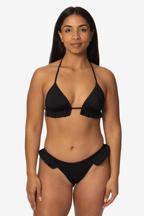 Swamis Bikini Bottom - Black all types of swimwear, full coverage swimwear for all ages