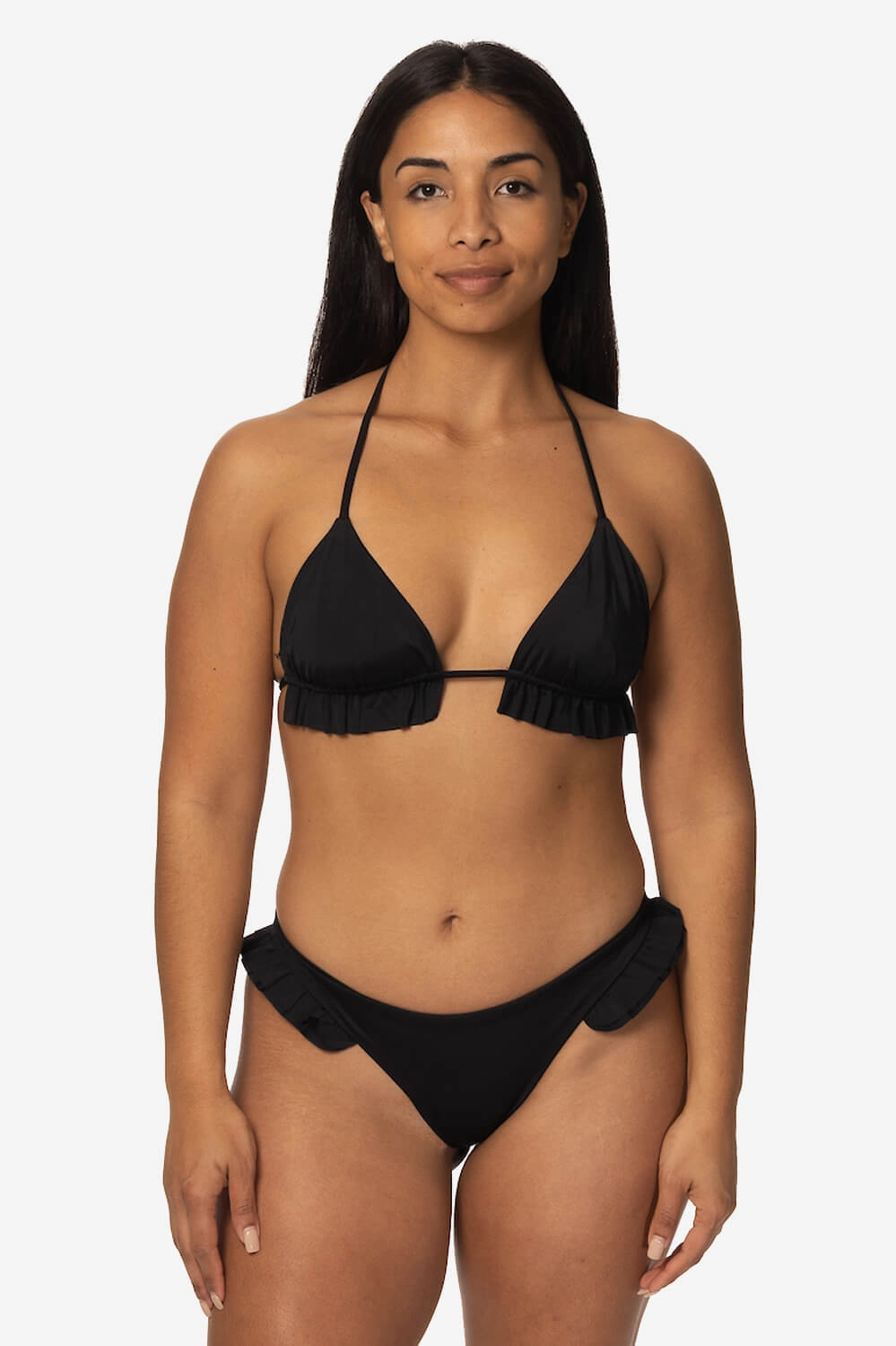 Swamis Bikini Bottom - Black all types of swimwear, full coverage swimwear for all ages