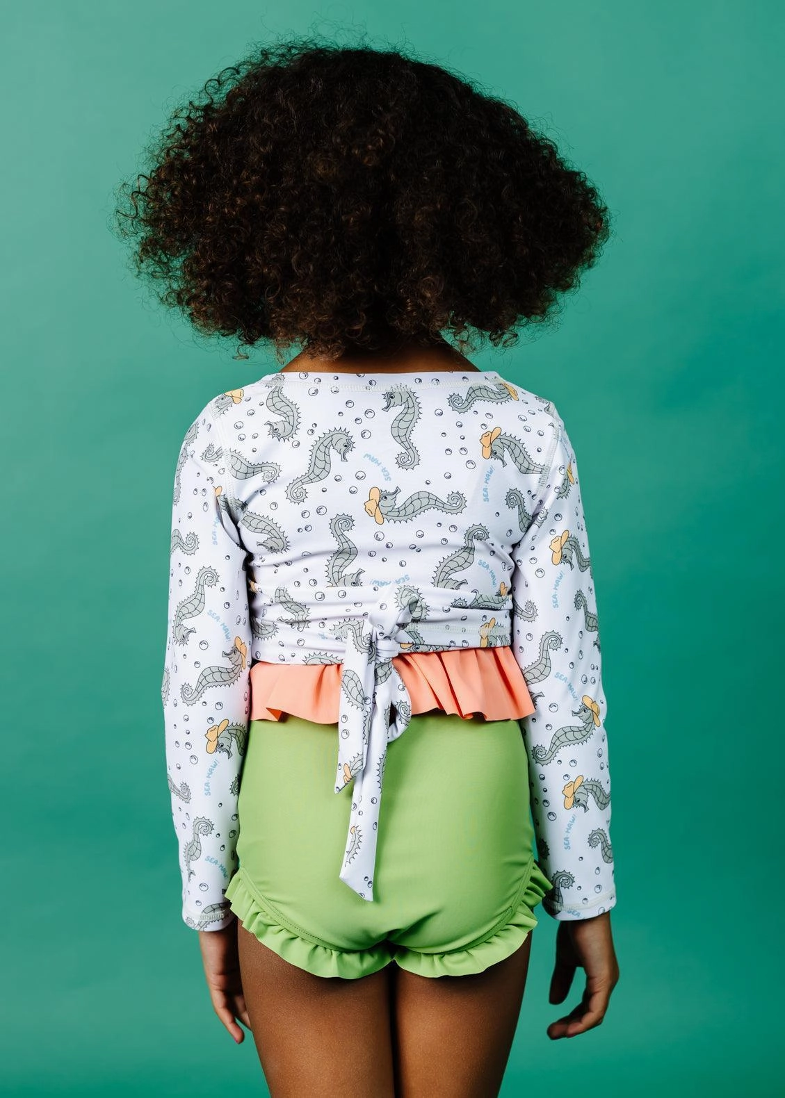 Sweet Pea Green | Mini All Ruffled Up Bottoms