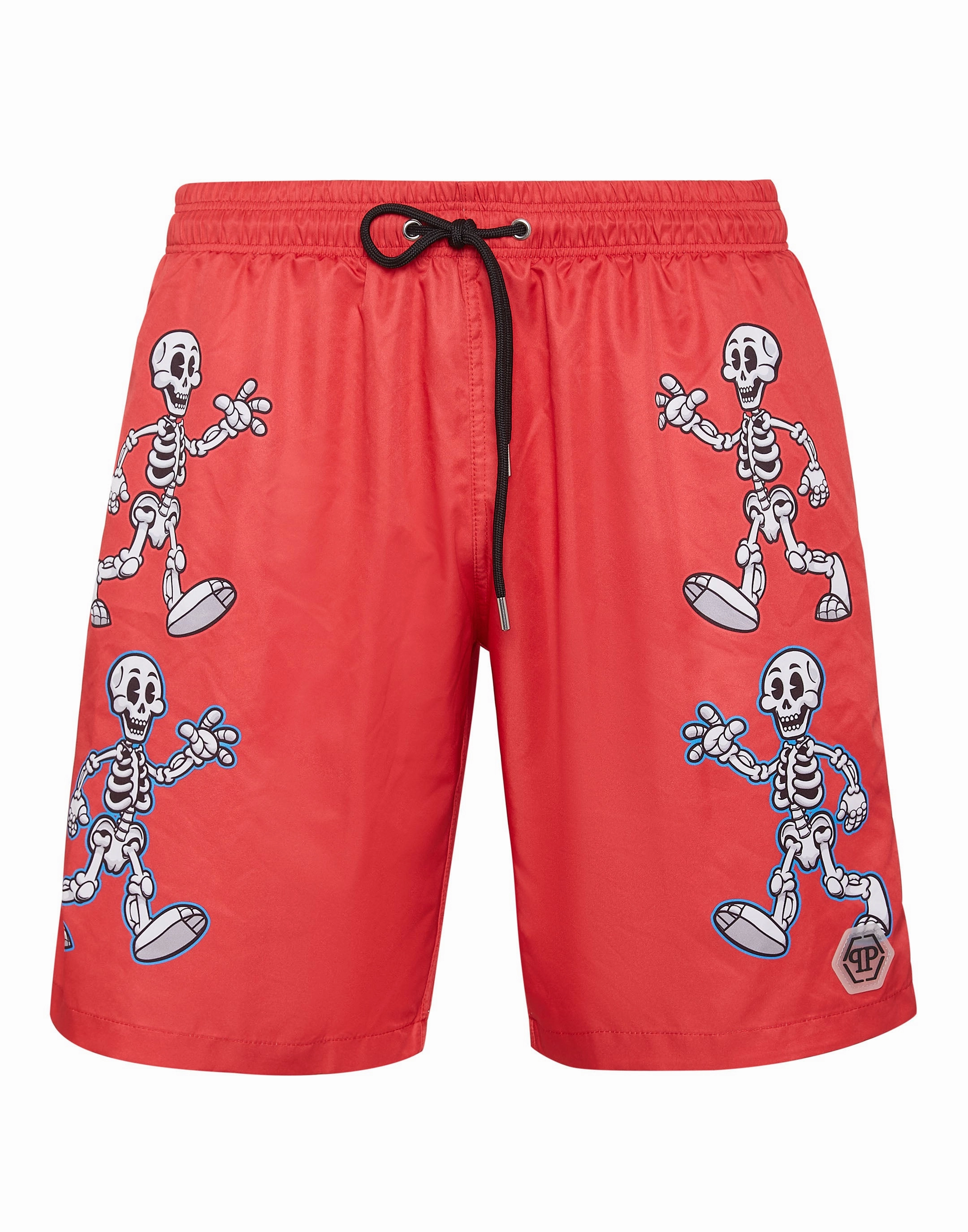 Swim Boxer Skeleton mens beach swimwear, quick dry mens swimsuits