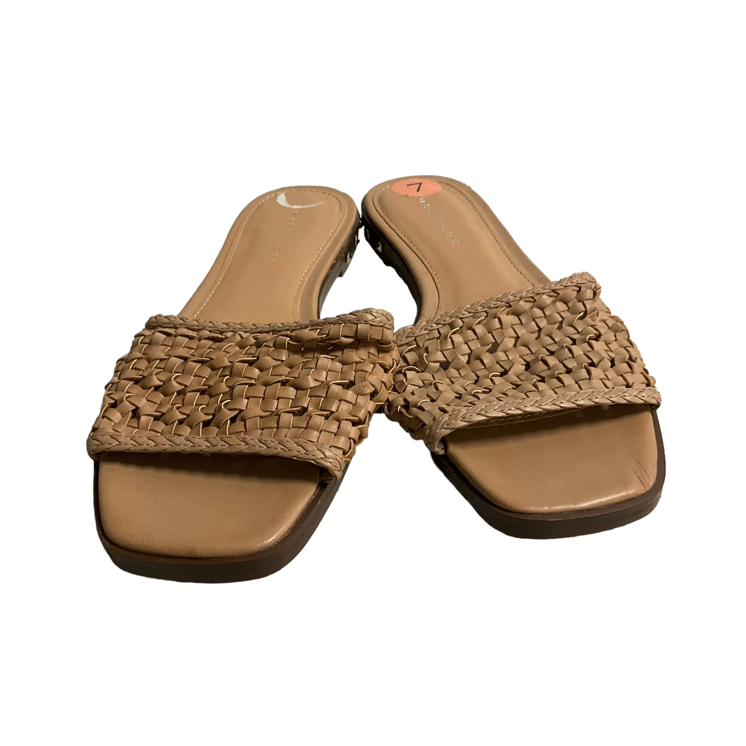 Tan Sandals Flats Marc Fisher, Size 7 marc-fisher