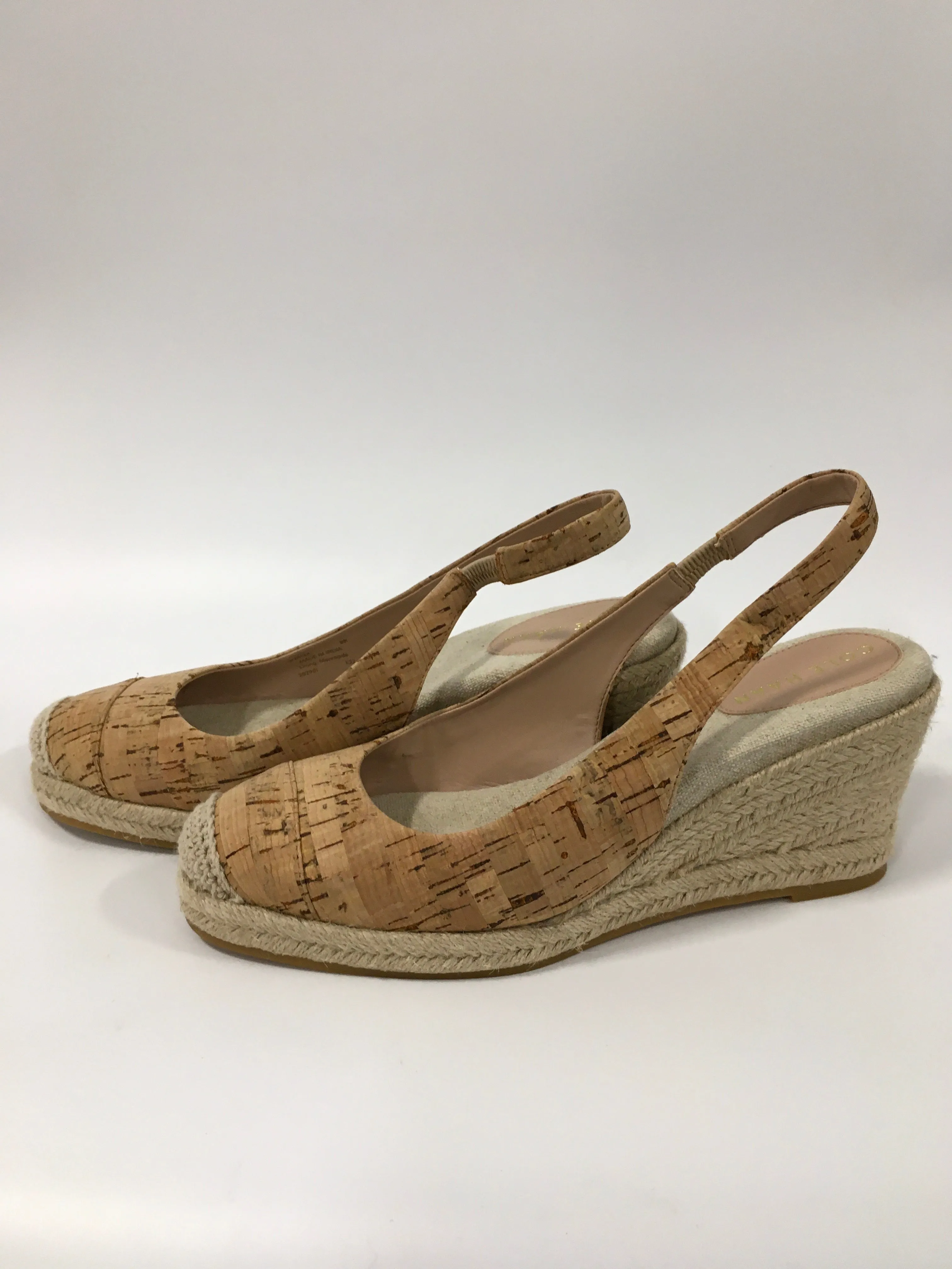 Tan Shoes Heels Wedge Cole-haan, Size 9 cole haan