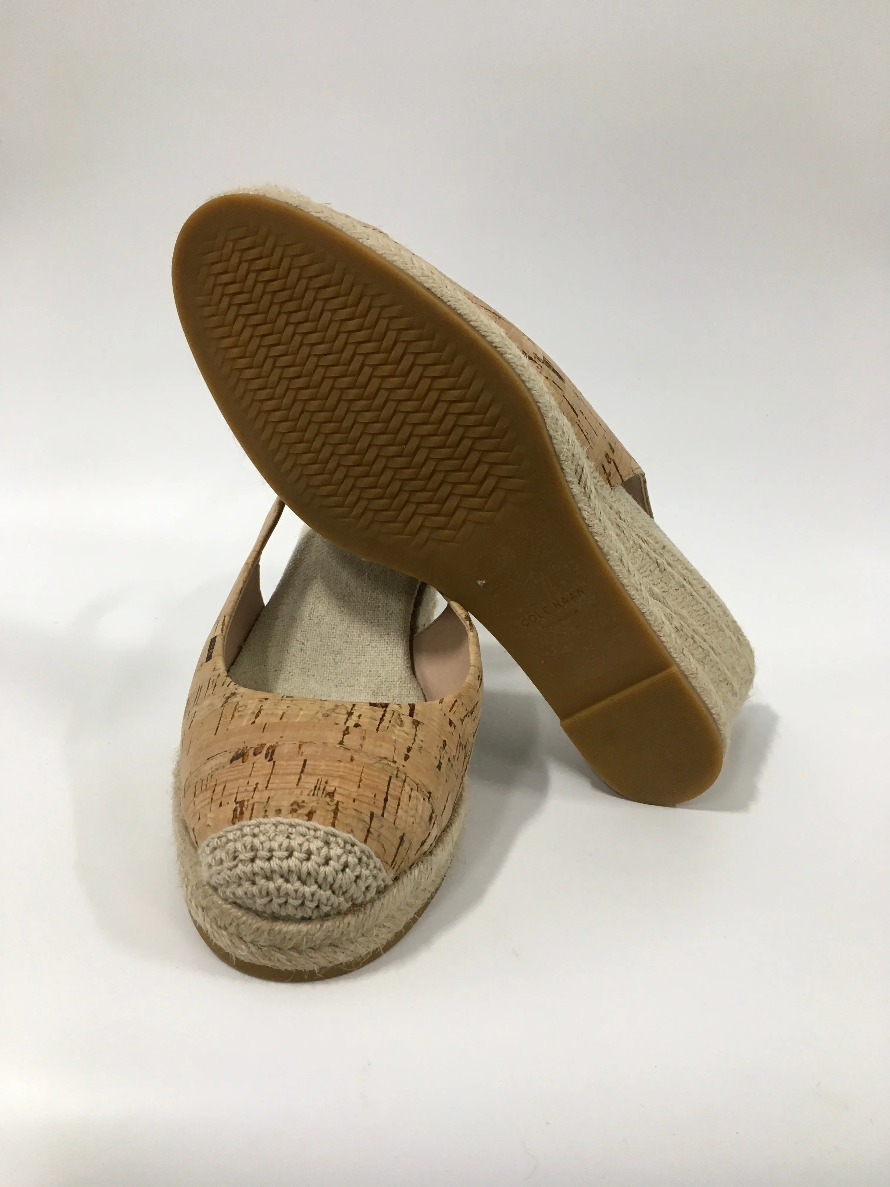 Tan Shoes Heels Wedge Cole-haan, Size 9 cole haan