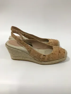 Tan Shoes Heels Wedge Cole-haan, Size 9 cole haan