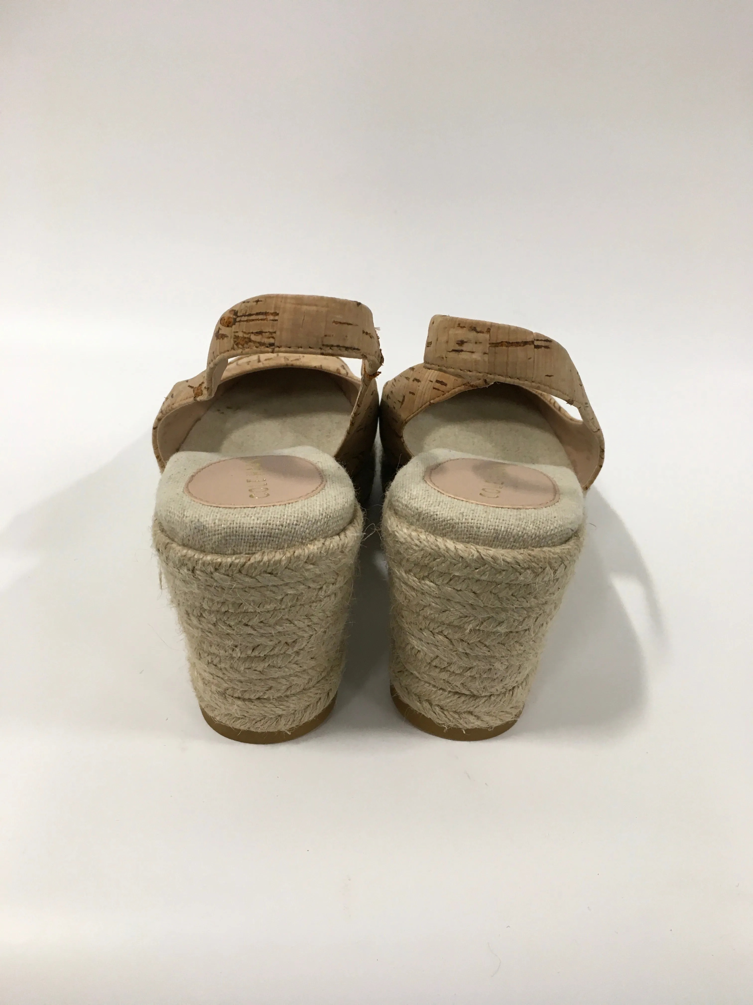 Tan Shoes Heels Wedge Cole-haan, Size 9 cole haan