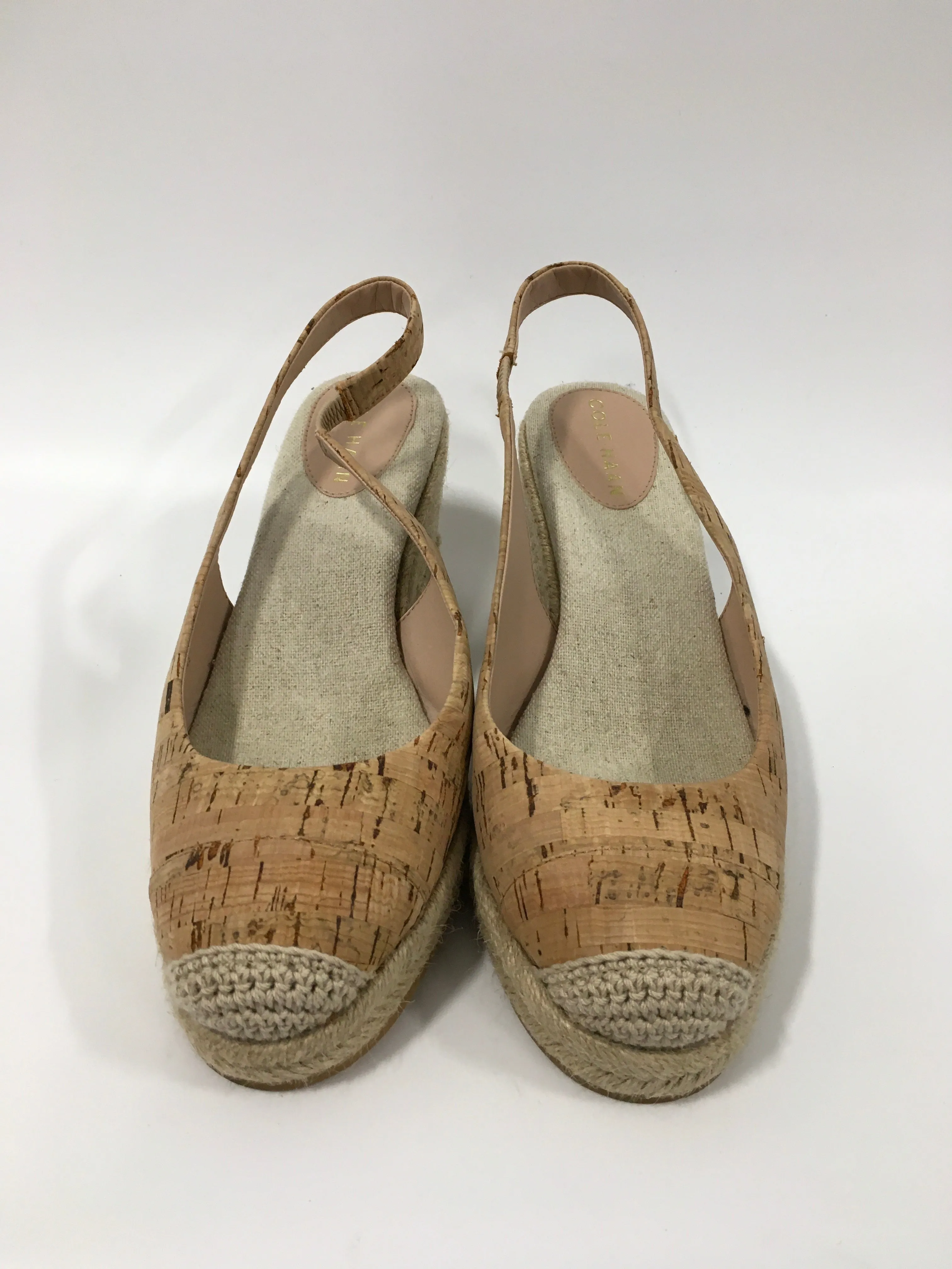 Tan Shoes Heels Wedge Cole-haan, Size 9 cole haan