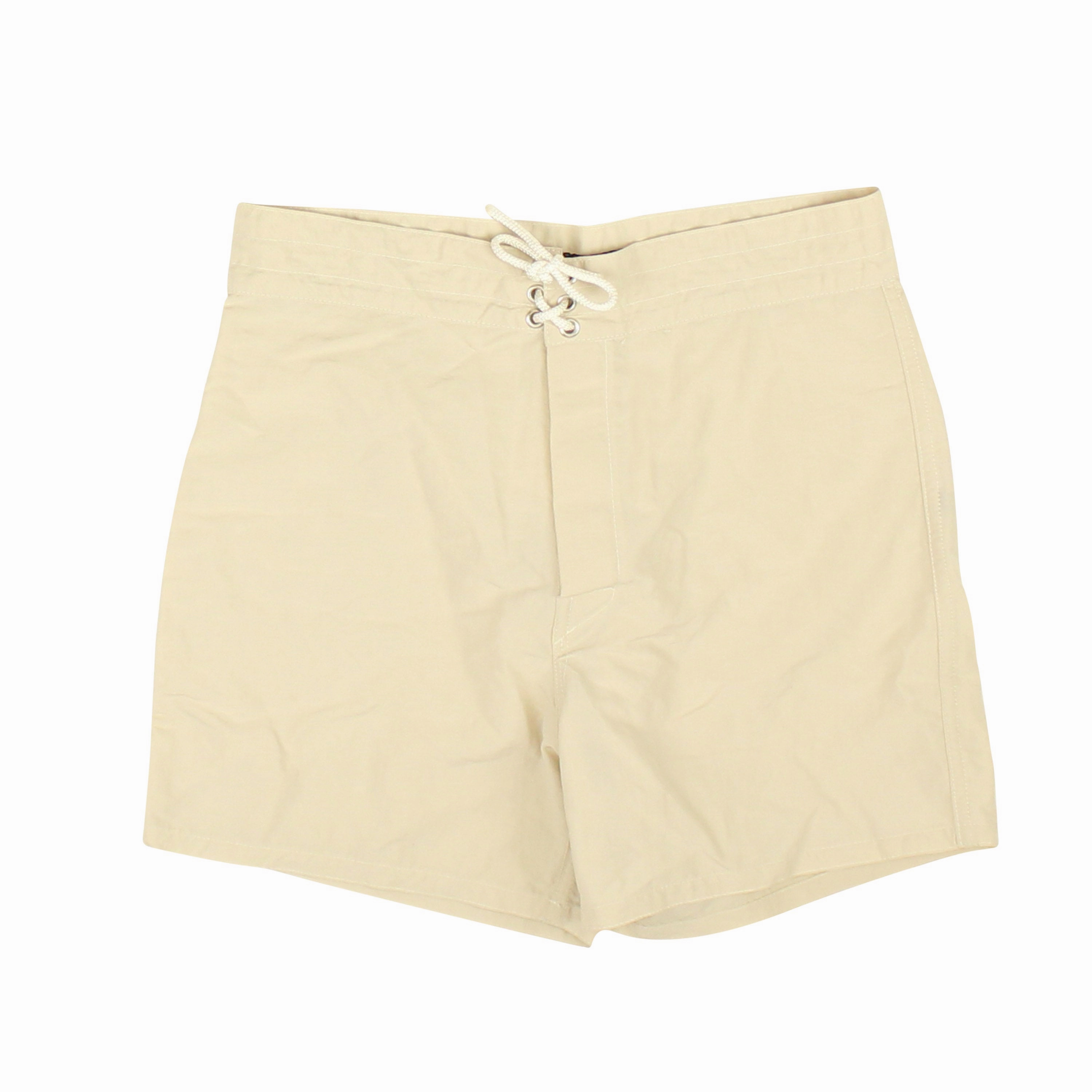 Tan Surf Swim Shorts mens full coverage swimwear, stylish mens swim trunks