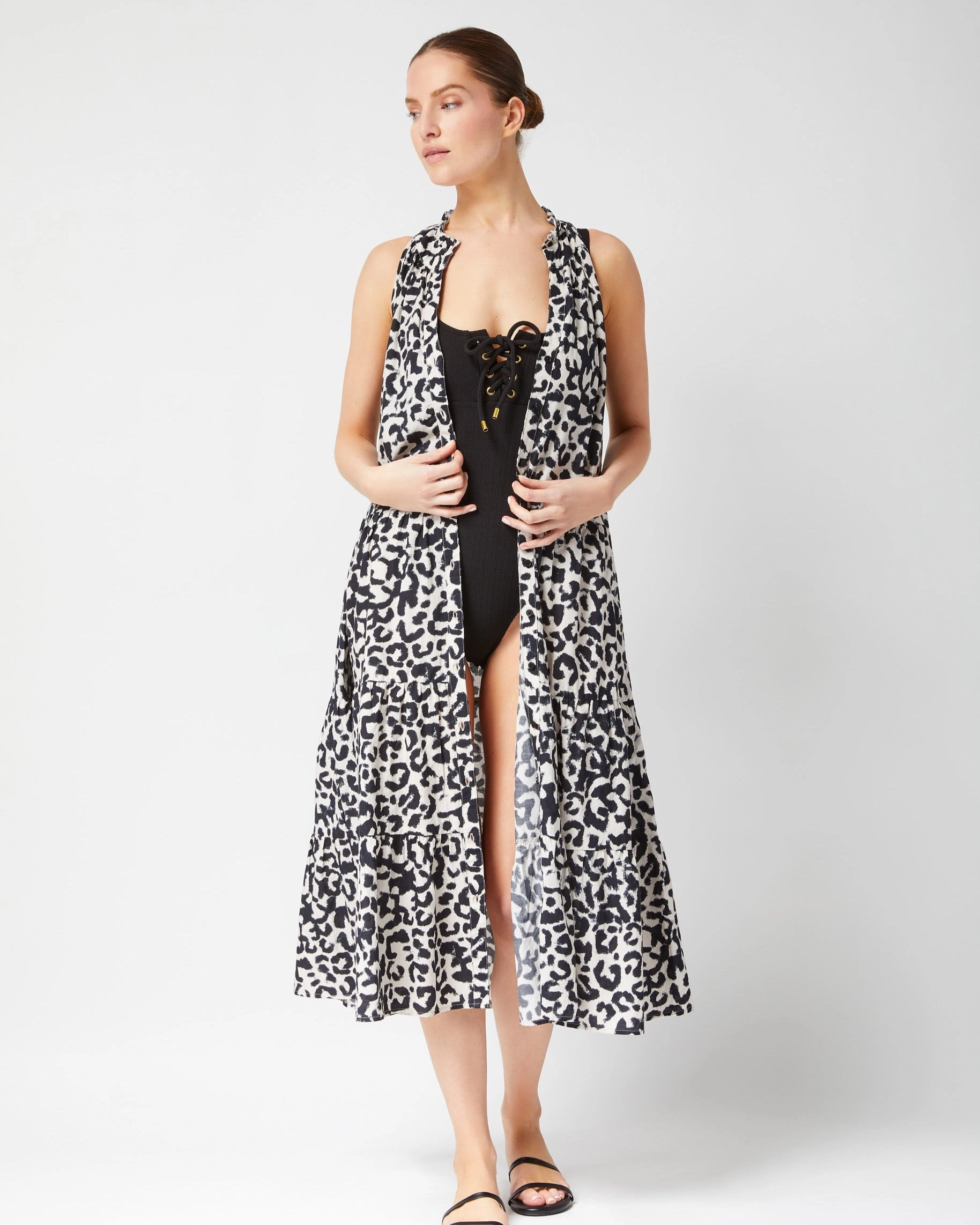 Taylor One Piece Black Texture