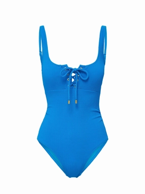 Taylor One Piece In Grotto Texture fashionable beach swimwear, modern womens bikinis