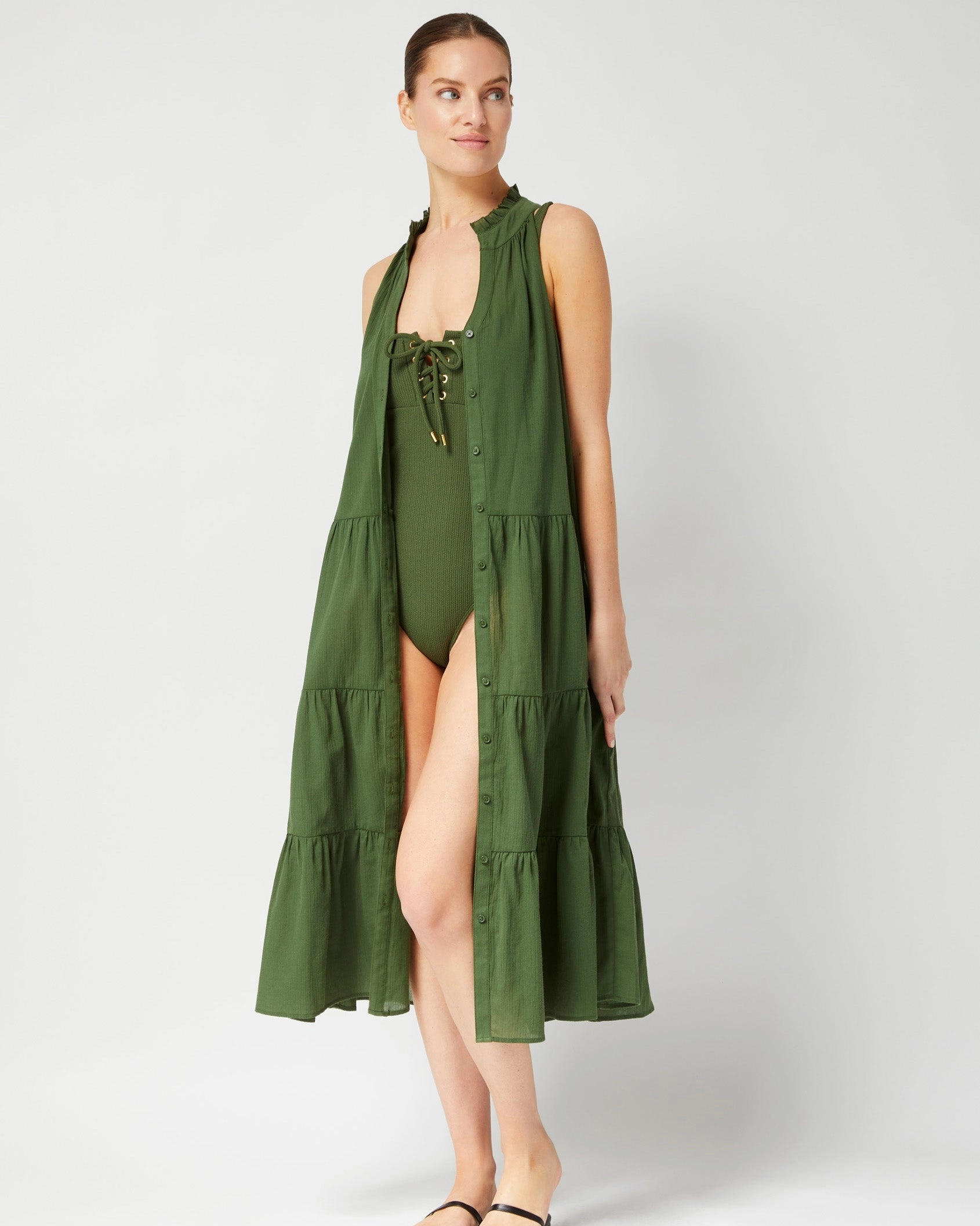 Taylor One Piece Olive Texture