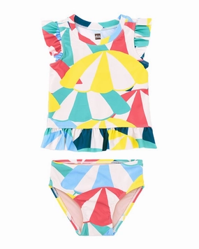 Tea Collection Short Sleeve Swim Set stylish teen girl swimsuits, teen girls swimwear sets