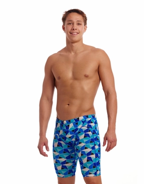 Tetra Tonic Swim Training Jammer - Blue casual mens swimwear, affordable swimwear for men