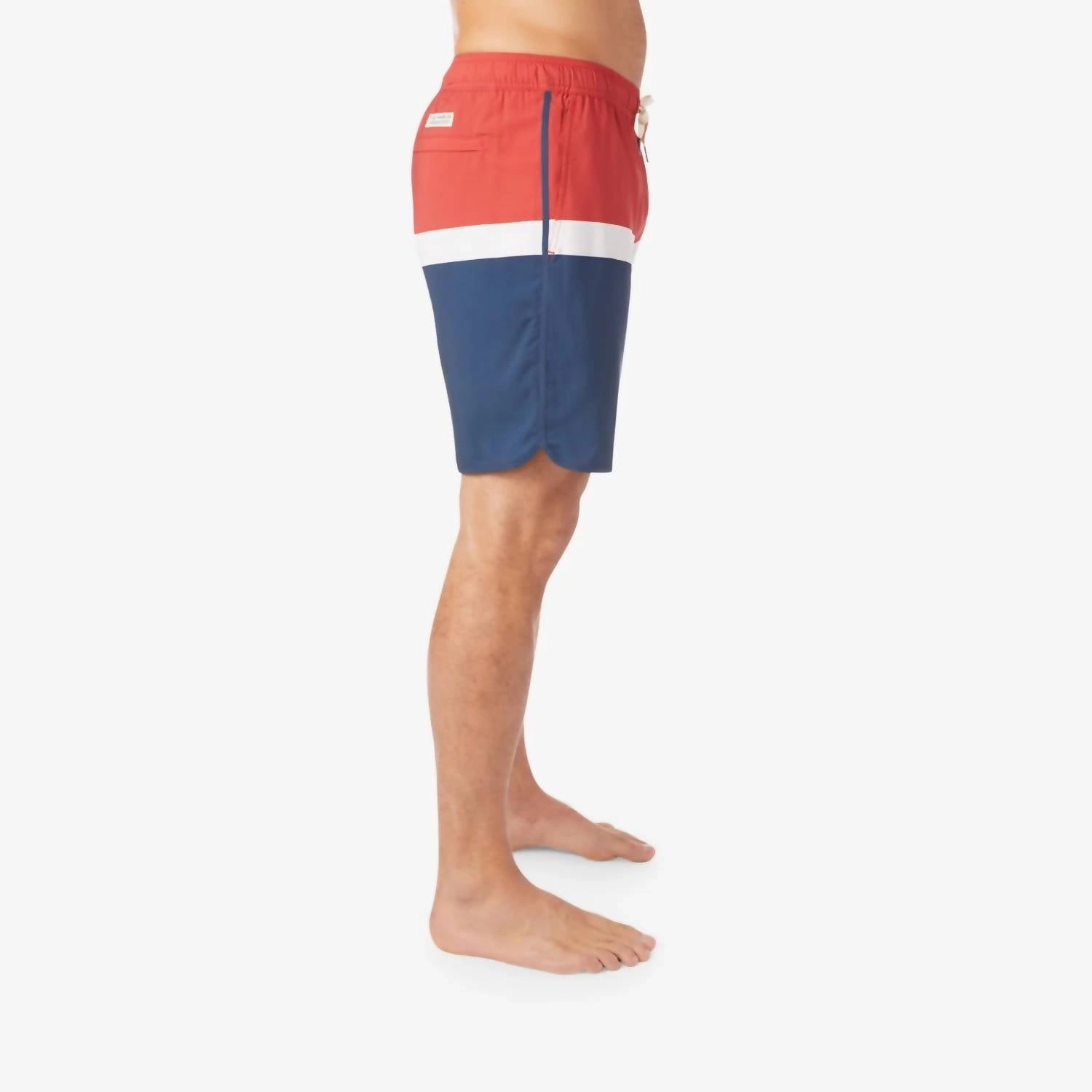 The Anchor Trunk In Red Colorblock