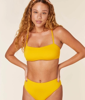 The Archive Newport Bikini Top - Eco - Sunbeam luxury womens swimwear, swimwear for beach vacation