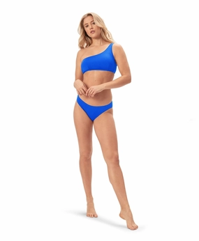 The Archive Wynwood Bikini Top - Flat - Cobalt classic swimwear for women, everyday swimwear ladies