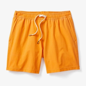 The Bungalow Trunk In Sun  Orange mens beach swimwear, quick dry mens swimsuits