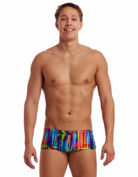 The Glitch Sidewinder Swim Trunks - Blue casual mens swimwear, affordable swimwear for men