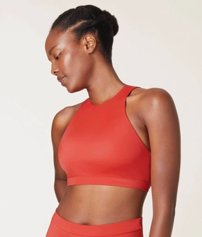 The Luzon Bikini Top - Eco Nylon - Chili Pepper (Archive) classic swimwear for women, everyday swimwear ladies