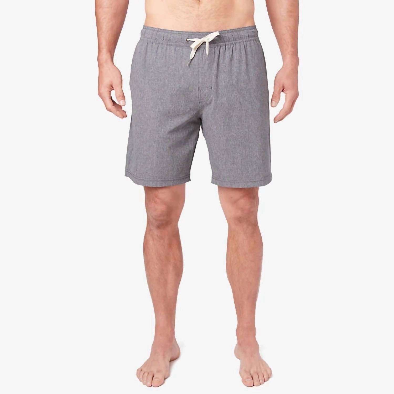 The One Short In Grey mens full coverage swimwear, stylish mens swim trunks