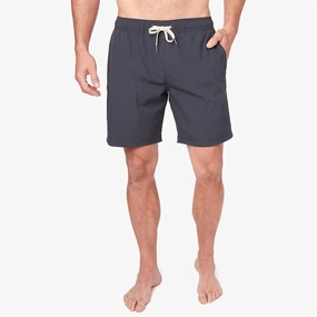 The One Short In Navy mens full coverage swimwear, stylish mens swim trunks
