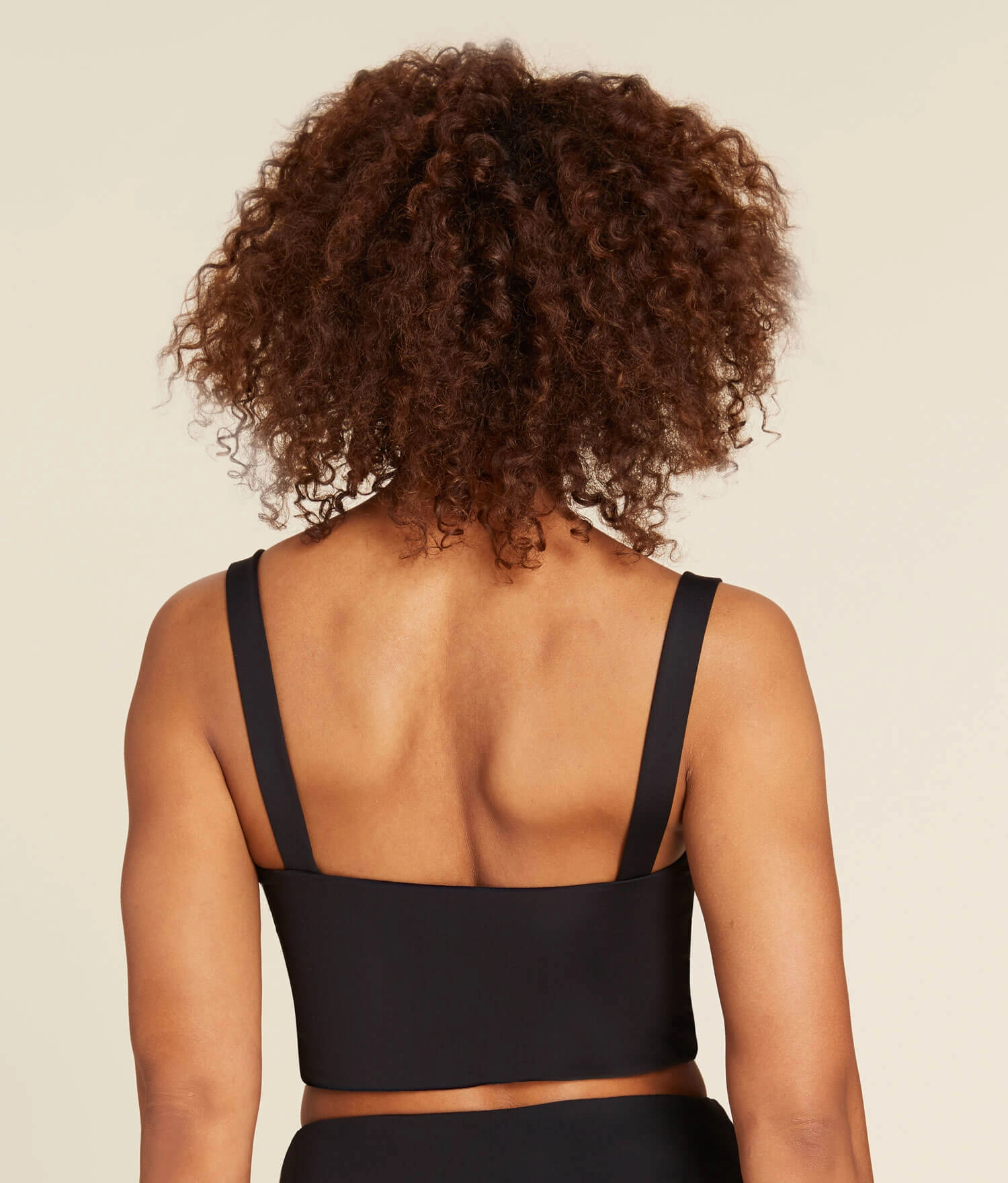 The Snap Bikini Top - Flat - Black