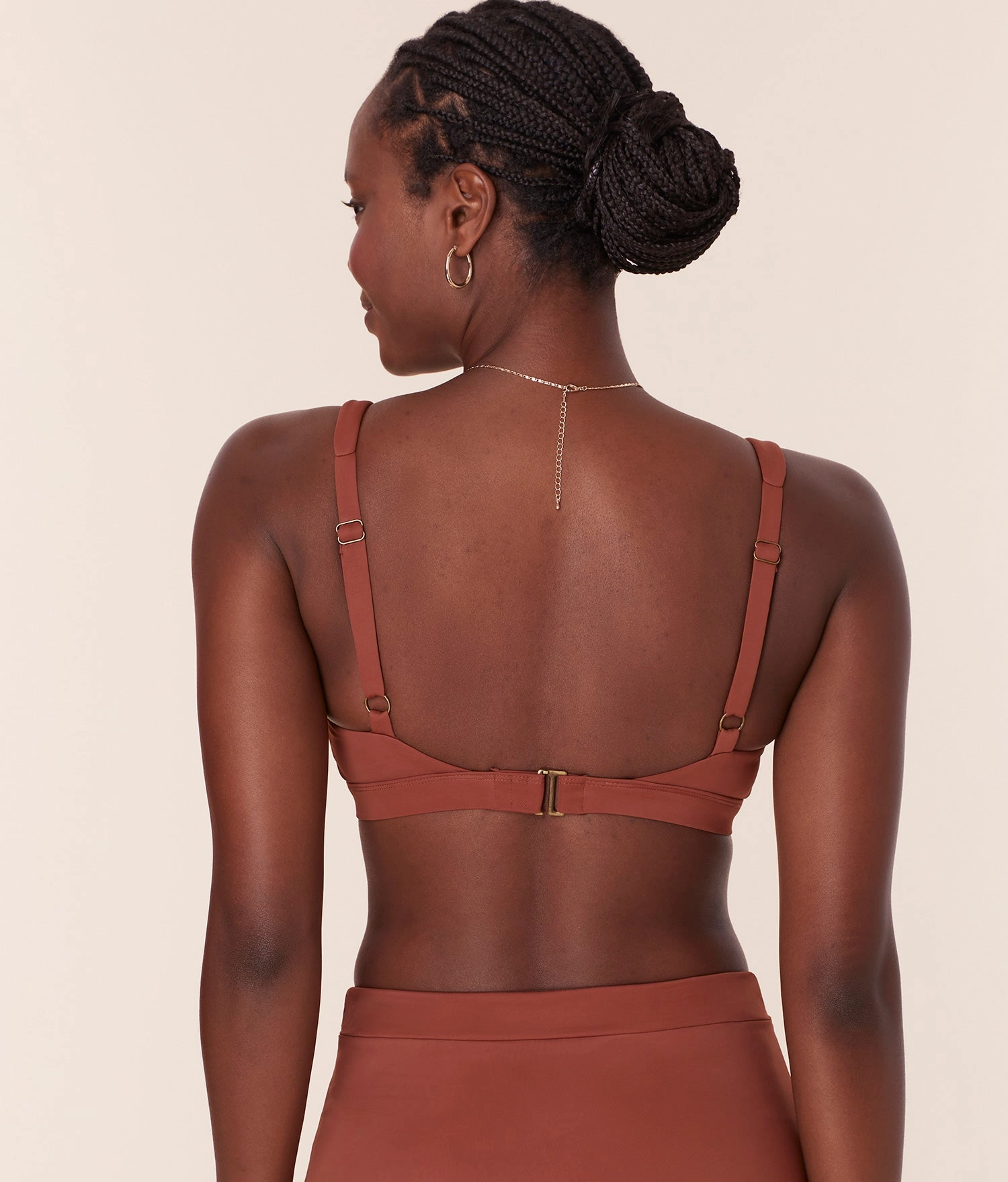 The Tahiti Bikini Top - Eco Nylon - Sequoia