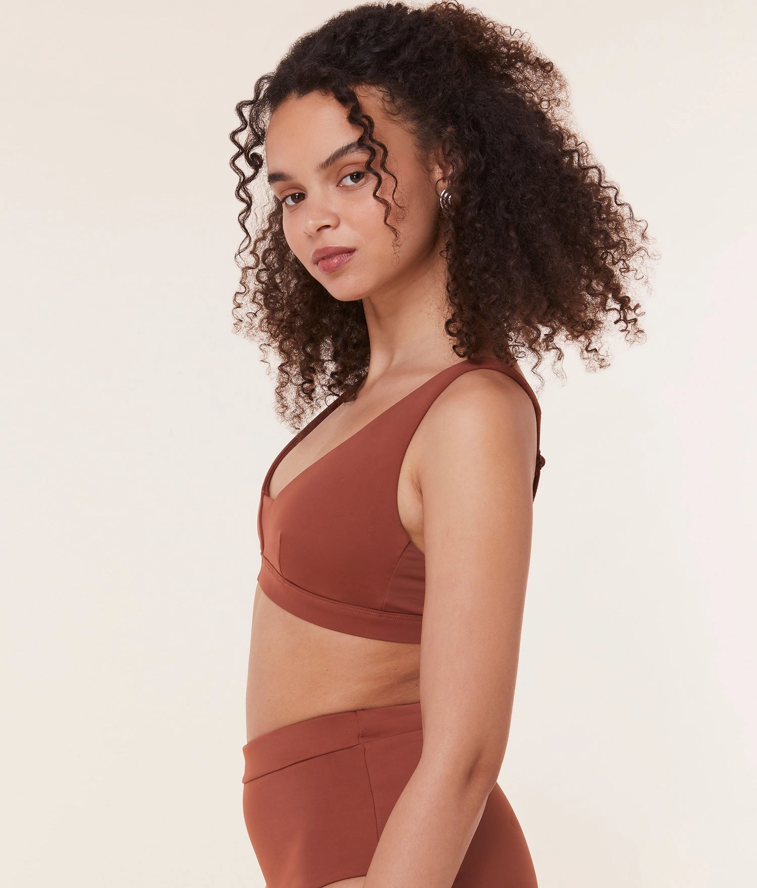 The Tahiti Bikini Top - Eco Nylon - Sequoia
