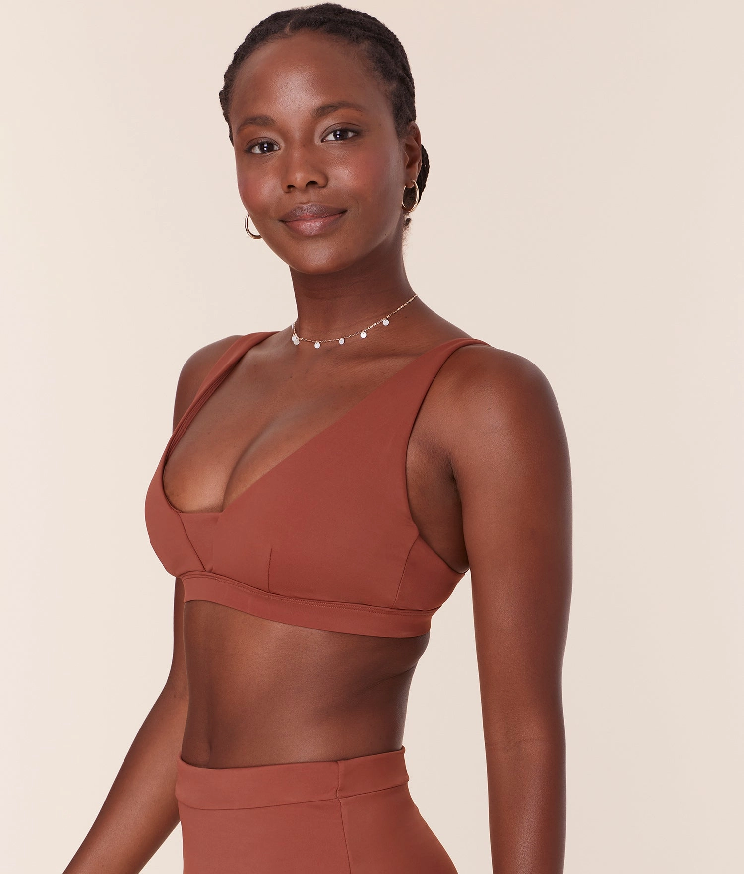 The Tahiti Bikini Top - Eco Nylon - Sequoia
