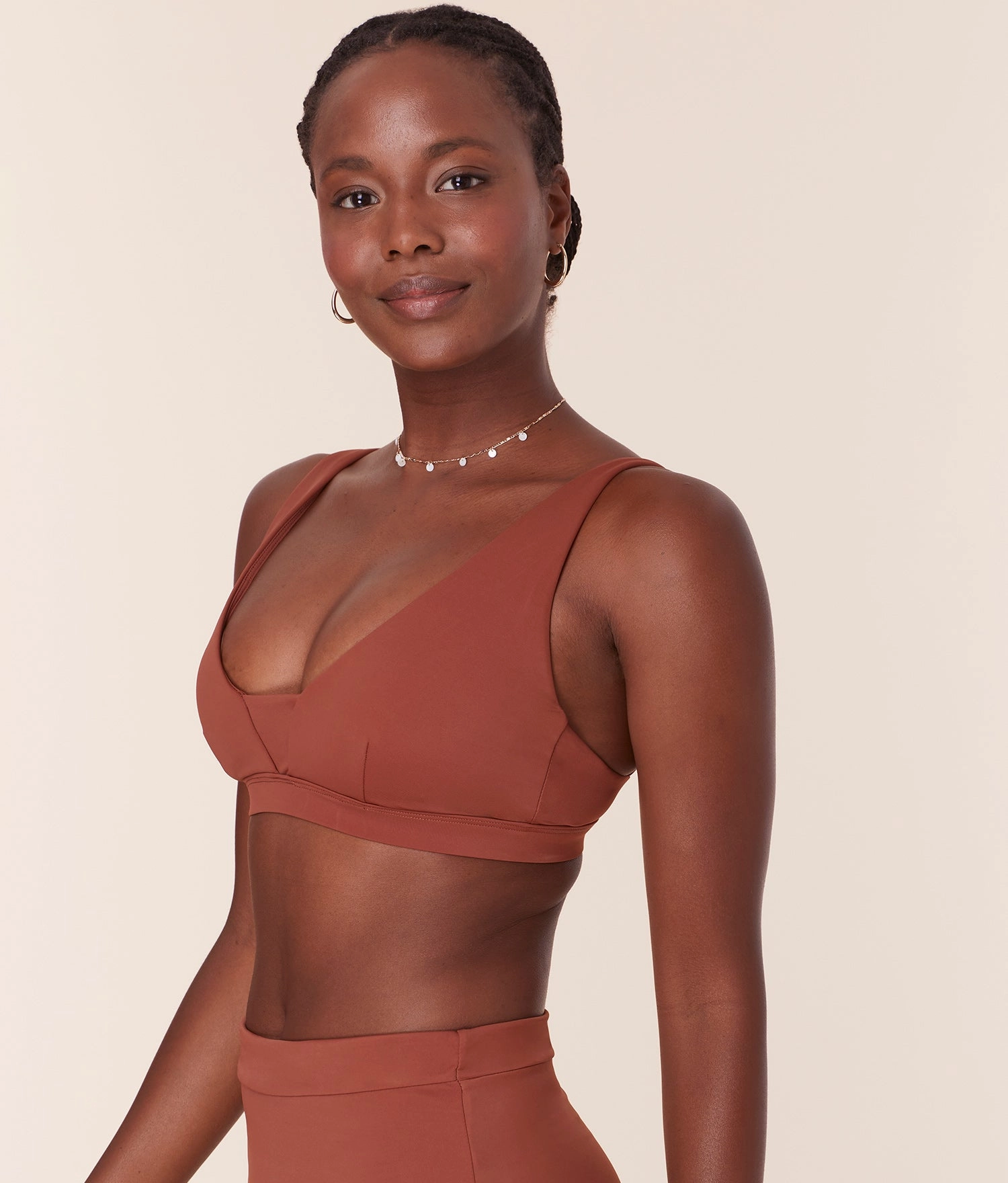 The Tahiti Bikini Top - Eco Nylon - Sequoia