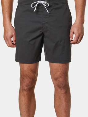 Theo Trunk In Black Wash mens beach swimwear, quick dry mens swimsuits