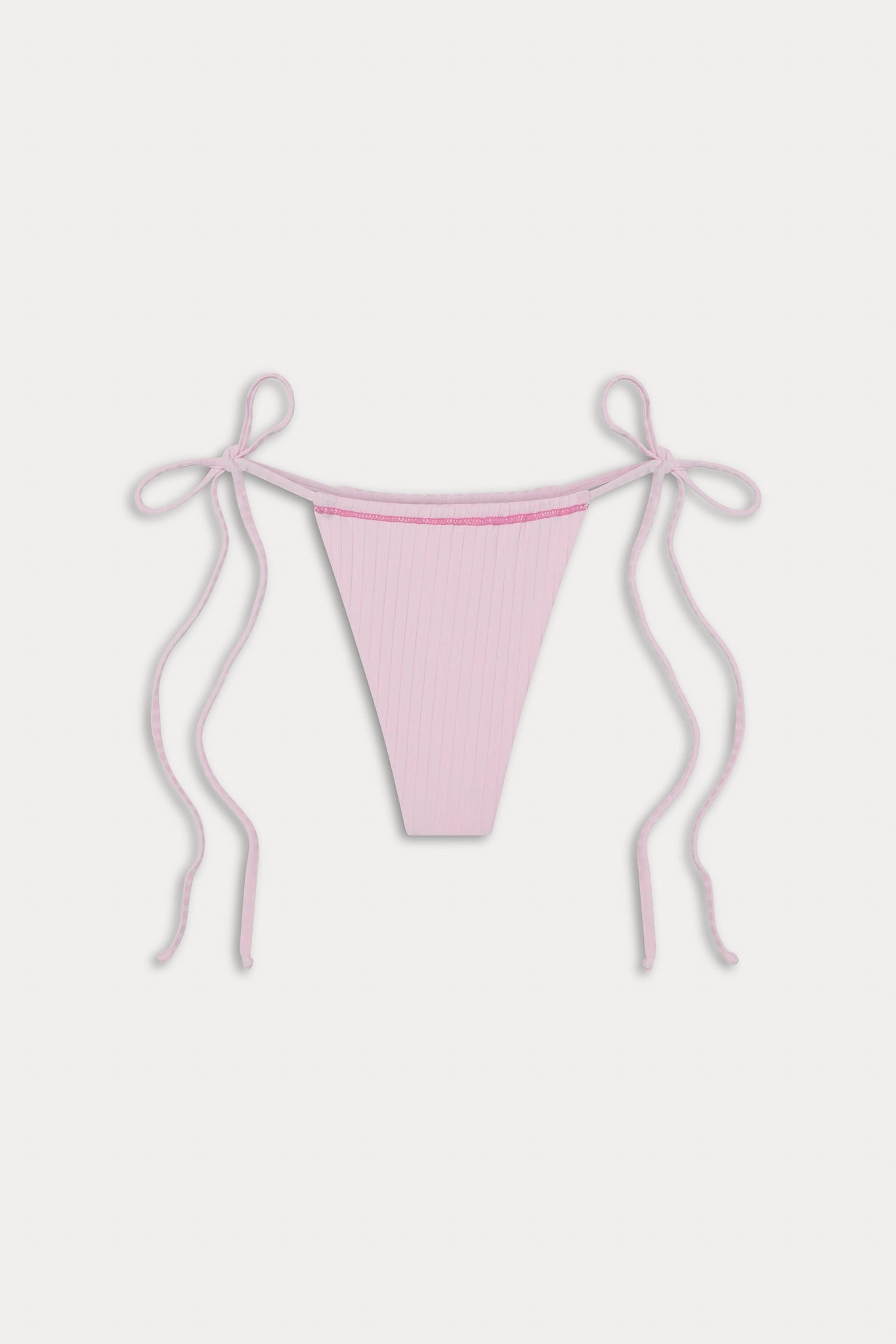 Tia Skimpy String Bikini Bottom - Strawberries & Cream