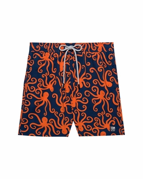 Tom & Teddy Octopus Swim Short boys swimwear sets, boys swim trunks