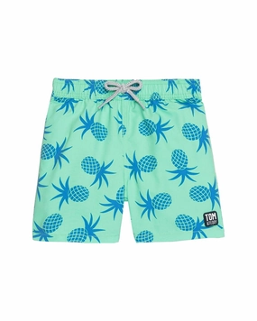 Tom & Teddy Pineapple Swim Short boys swimwear sets, boys swim trunks