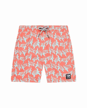 Tom & Teddy Turtle Swim Short boys swimwear sets, boys swim trunks
