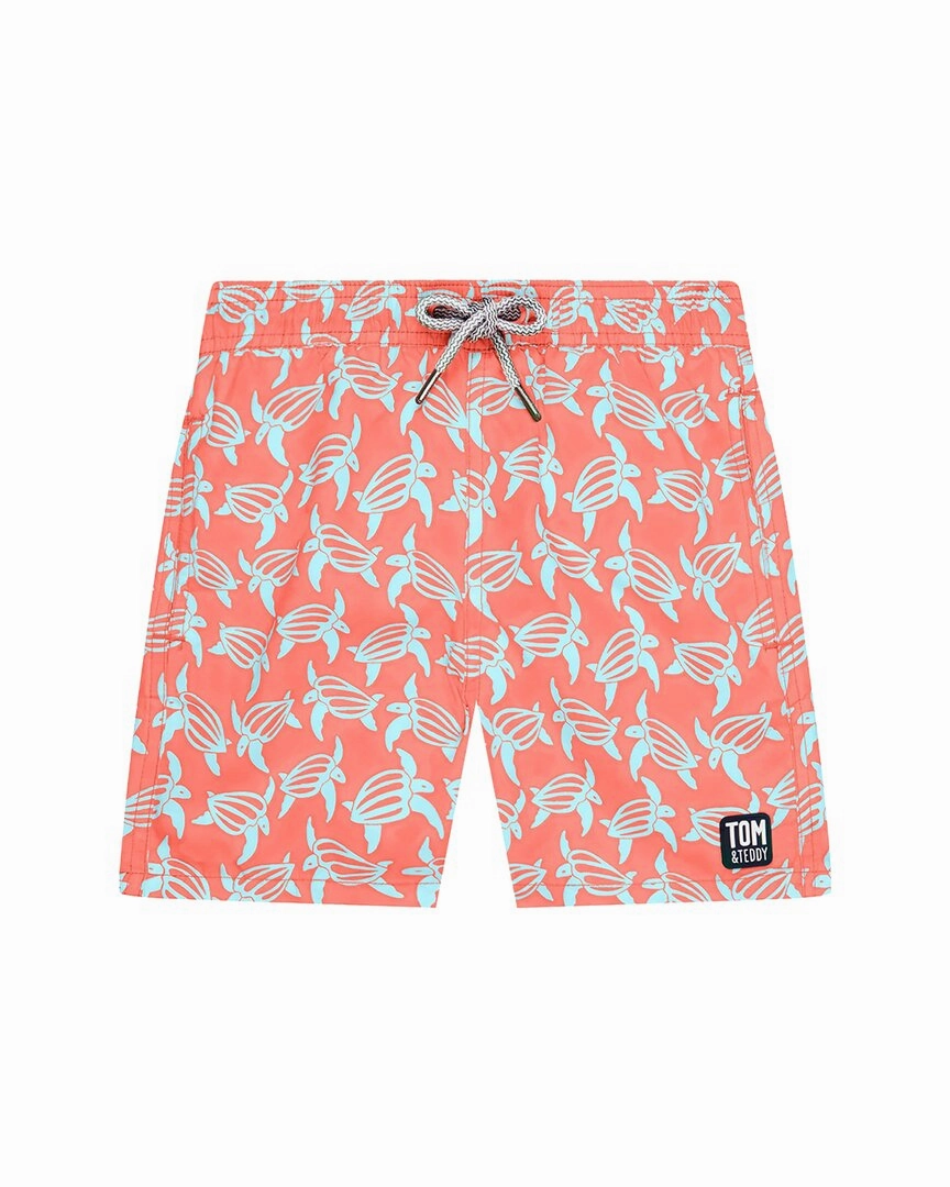 Tom & Teddy Turtle Swim Short boys swimwear sets, boys swim trunks