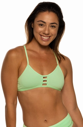 Tomcat Bikini Top - Mint mix and match bikinis, stylish women's bikini options